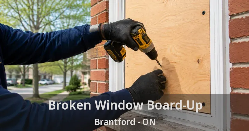 Broken Window Board-Up Brantford - ON