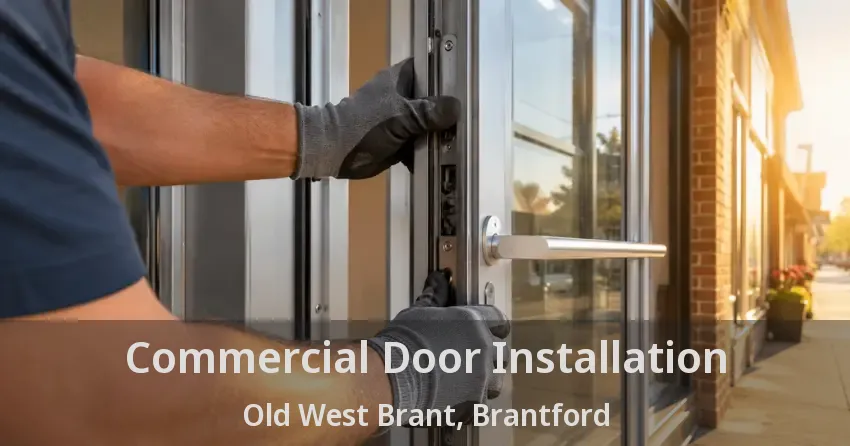 Commercial Door Installation Old West Brant, Brantford - ON