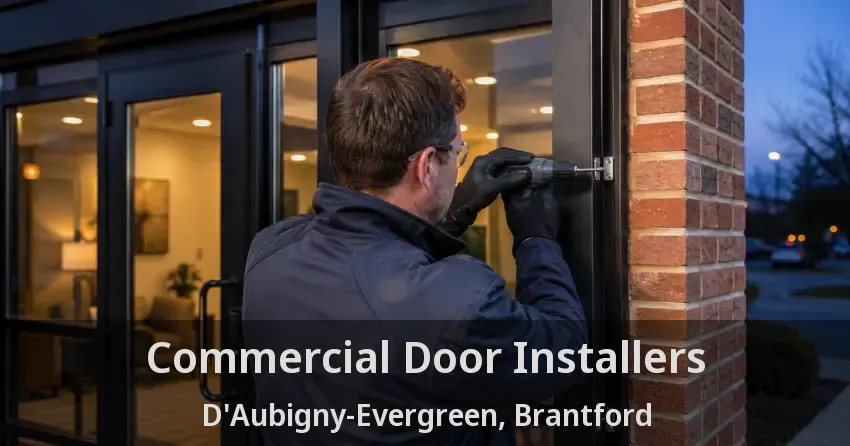 Commercial Door Installers D'Aubigny-Evergreen, Brantford - ON