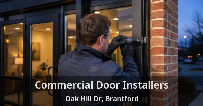 Commercial Door Installers Oak Hill Dr, Brantford - ON