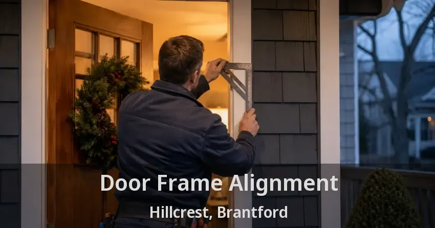 Door Frame Alignment Hillcrest, Brantford - ON