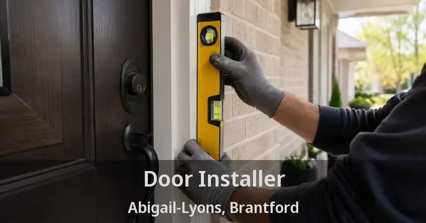 Door Installer Abigail-Lyons, Brantford - ON