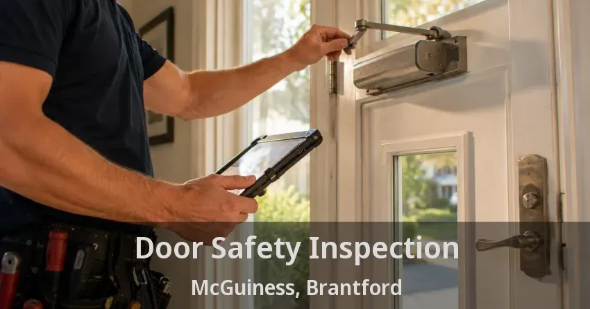 Door Safety Inspection McGuiness, Brantford - ON