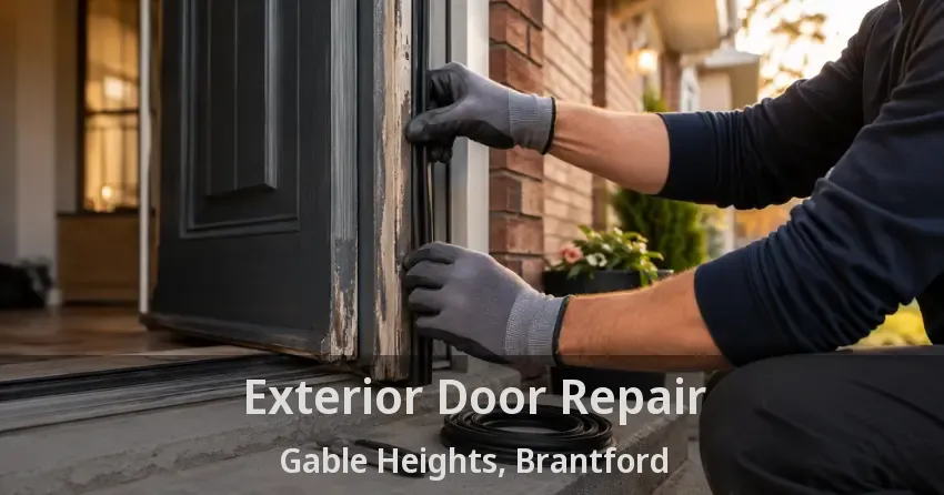 Exterior Door Repair Gable Heights, Brantford - ON