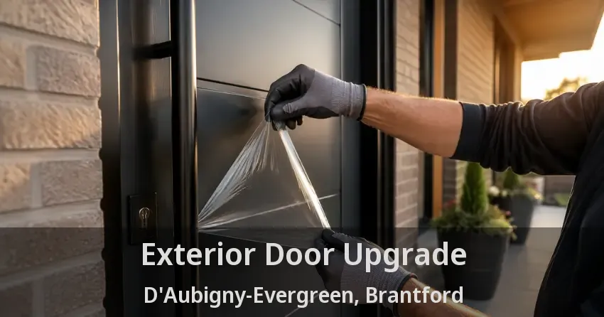 Exterior Door Upgrade D'Aubigny-Evergreen, Brantford - ON