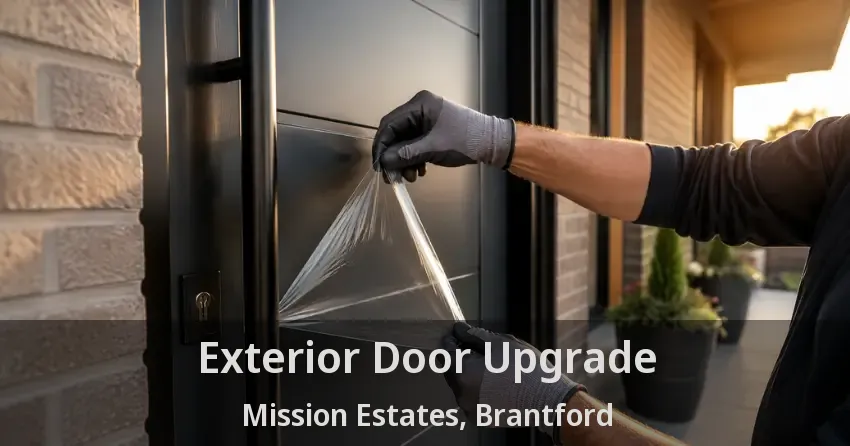 Exterior Door Upgrade Mission Estates, Brantford - ON