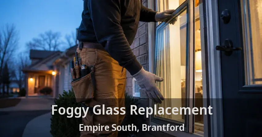Foggy Glass Replacement Empire South, Brantford - ON