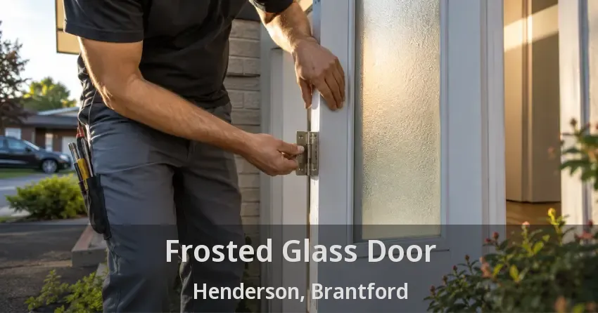 Frosted Glass Door Henderson, Brantford - ON