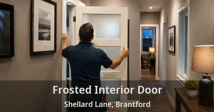 Frosted Interior Door Shellard Lane, Brantford - ON