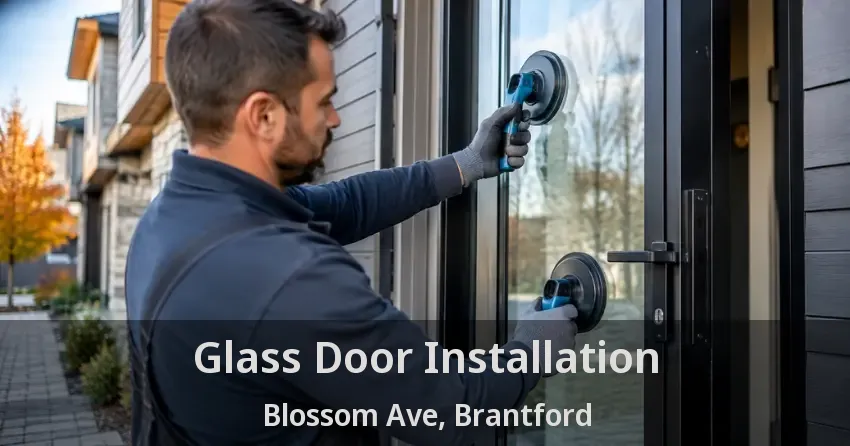 Glass Door Installation Blossom Ave, Brantford - ON