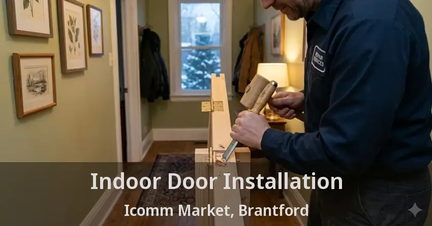 Indoor Door Installation Icomm Market, Brantford - ON