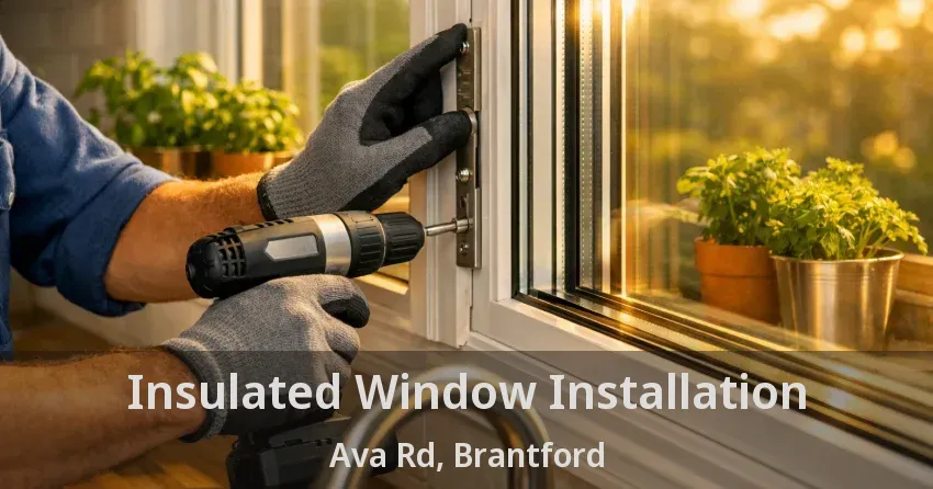 Insulated Window Installation Ava Rd, Brantford - ON