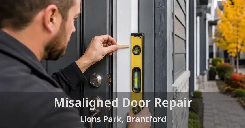Misaligned Door Repair Lions Park, Brantford - ON