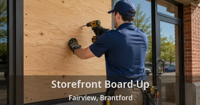 Storefront Board-Up Fairview, Brantford - ON