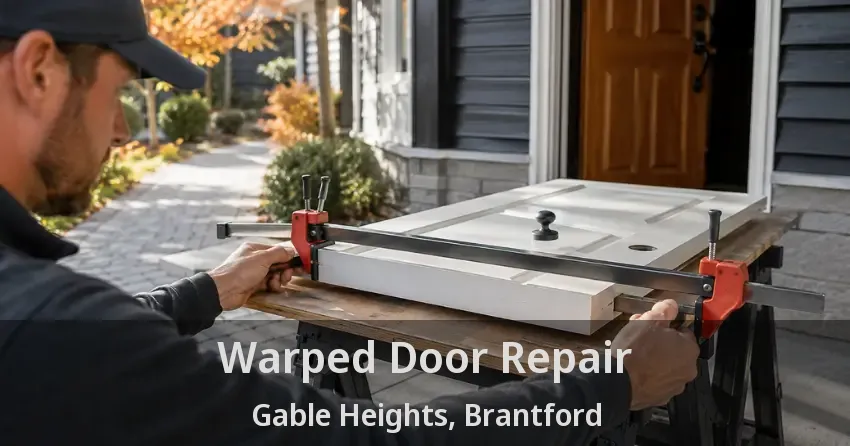 Warped Door Repair Gable Heights, Brantford - ON