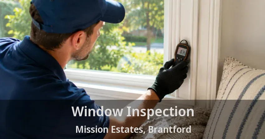 Window Inspection Mission Estates, Brantford - ON