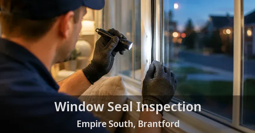 Window Seal Inspection Empire South, Brantford - ON