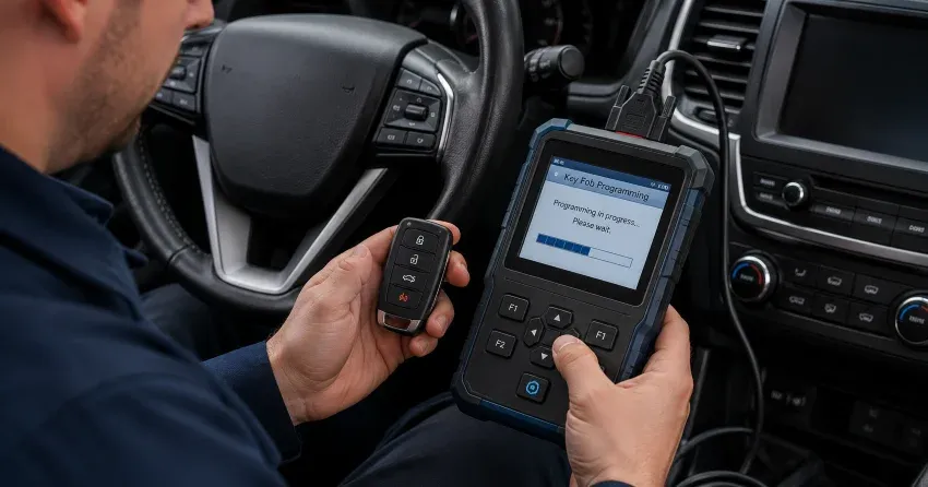 technician replacing ignition cylinder in Eagle Place East, Brantford